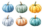 Whimsy Pumpkin Clipart, an Illustration by Daily.Designs (Thumbnail 2 of 5)