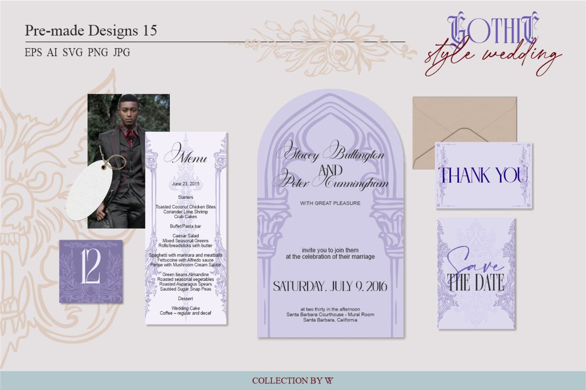 Wedding in GOTHIC style, an Object Graphic by Collection by VY (Photo 8 of 17)