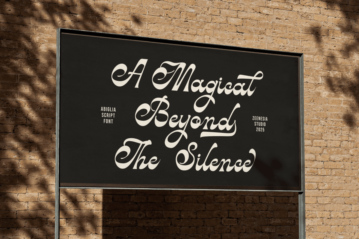 Abiglia, a Script Font by zeenesia (Photo 12 of 17)