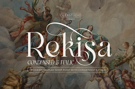 REKISA - Modern Display Serif, a Serif Font by Olexstudio