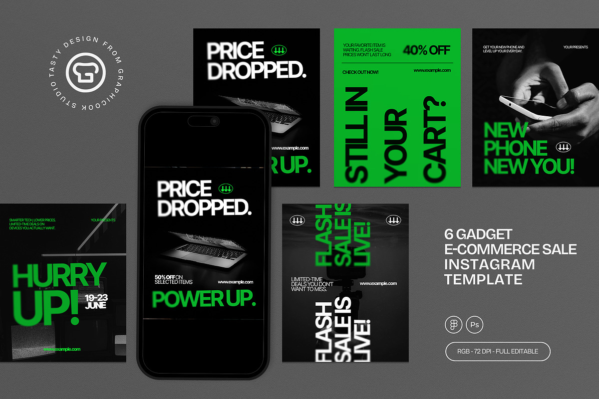 Gadget E-Commerce Sale Instagram, a Social Media Template by graphicook (Photo 1 of 3)