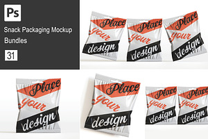 Snack Packaging Mockup Bundles, a Packaging Mockup by Ambo Ampeng