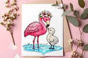 Mom & Baby Mother's Day Clipart PNG, an Illustration by RobertsArt (Thumbnail 5 of 5)