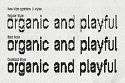 Raw-Vibe – A Bold Display Typeface, a Sans Serif Font by softulka (Thumbnail 3 of 7)