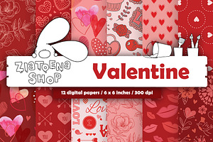 Valentine Paper pack vol. 2