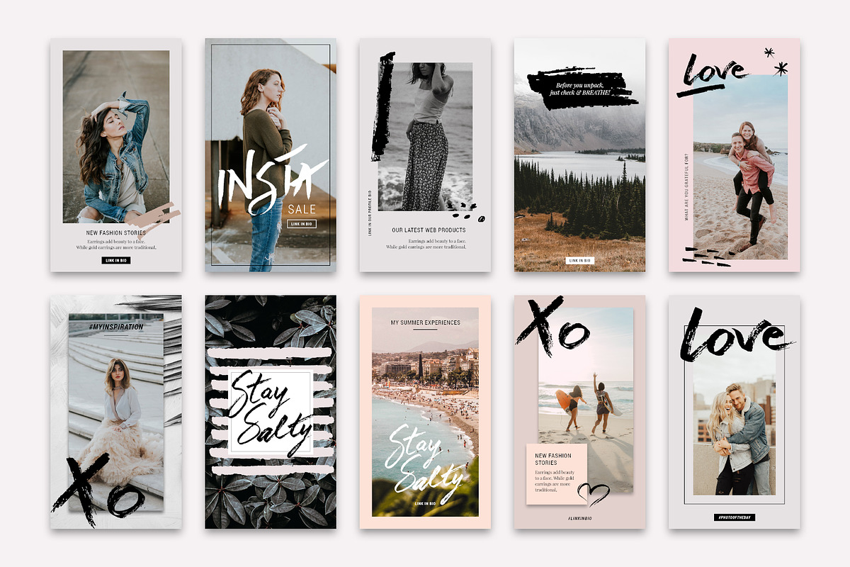 ANIMATED Modern Instagram Stories, a Social Media Template by SilverStag Type Foundry (Photo 4 of 19)