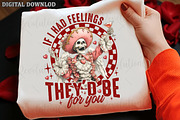 Funny Valentine's Day Skeleton Png, an Illustration by OK Design (Thumbnail 1 of 6)