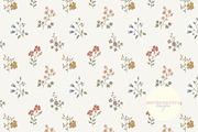 Vintage Floral Pattern, a Pattern Graphic by Mieken Petra Designs (Thumbnail 1 of 2)