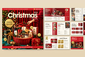 Christmas Magazine Template, a Magazine Template by BrandPacks