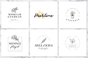 200 Hand Drawn Feminine Logo Bundle, a Branding & Logo Template by XpertgraphicD (Thumbnail 7 of 61)