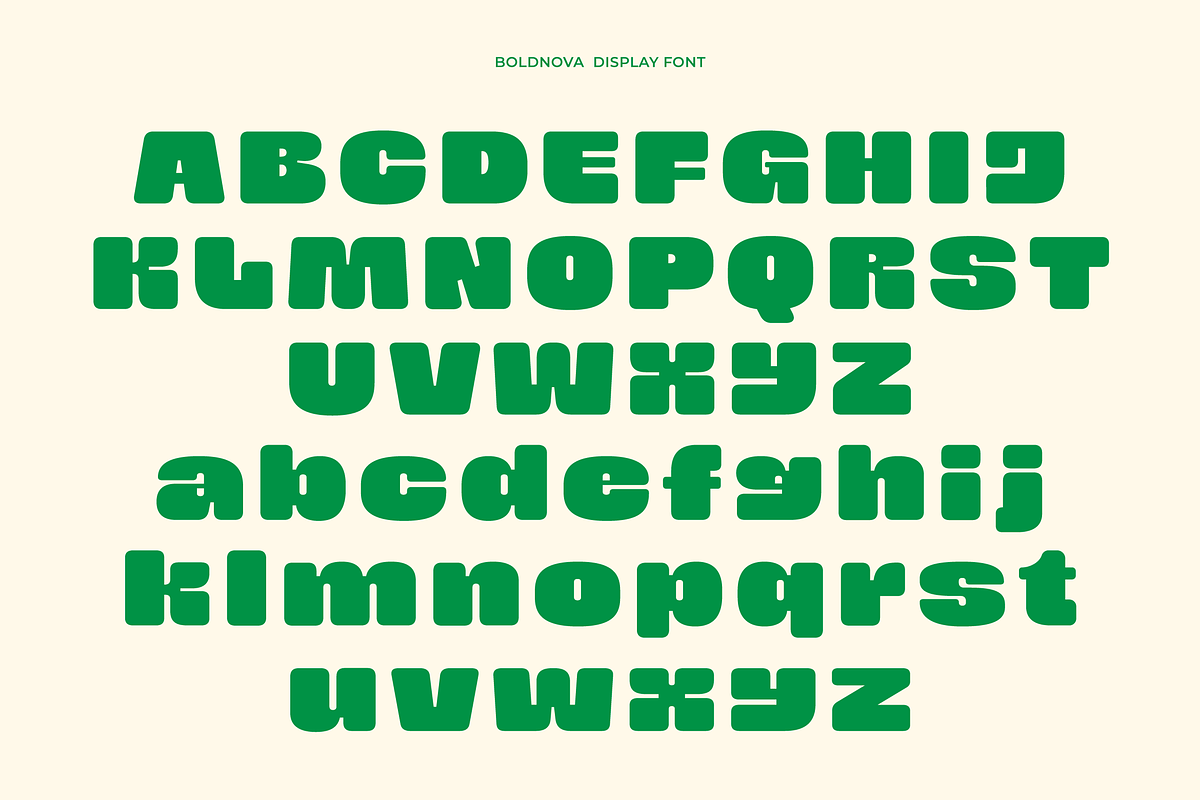Boldnova - Bold Font, a Sans Serif Font by limitype (Photo 8 of 10)