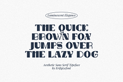 Luminescent Elegance Font, a Sans Serif Font by Erifqizefont (Thumbnail 15 of 21)