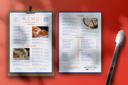 Modern Food Menu, a Print Template by The Savory Directors (Thumbnail 3 of 3)