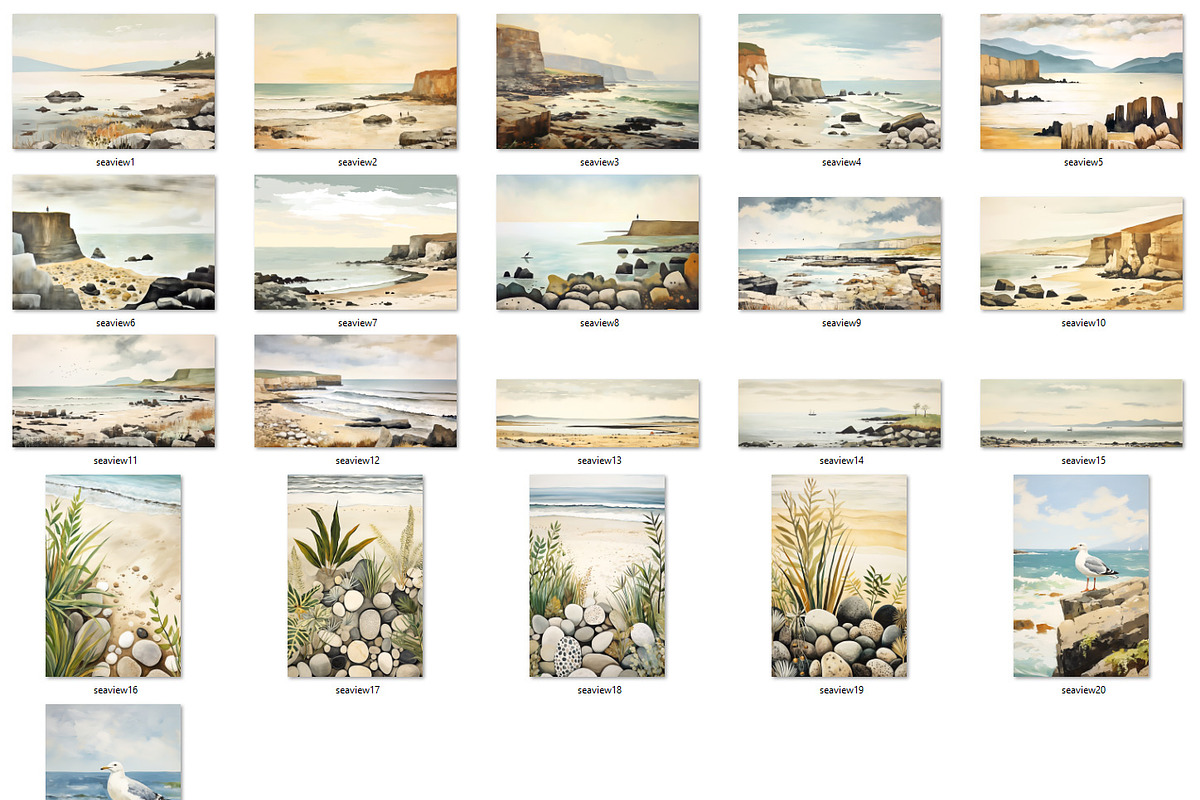 Landscapes, seascapes, still life, a Seasonal Illustration by Bubert Art (Photo 7 of 10)