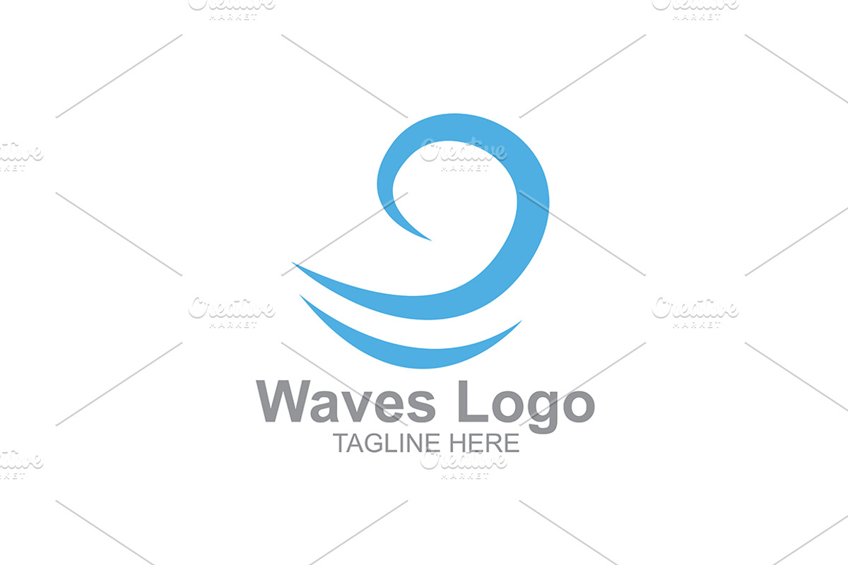 20 Logo Sea & Waves Templates Bundle, a Branding & Logo Template by Friendesigns (Photo 6 of 21)