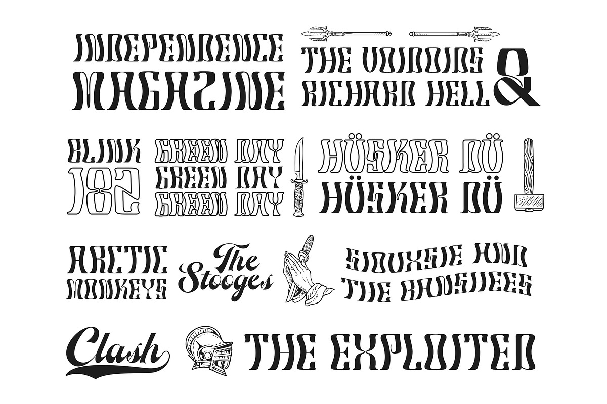 Robertson Display, a Sans Serif Font by Damelev (Photo 2 of 10)