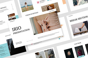 Irio : Fashion Pitch Powerpoint, a Presentation Template by Punkl Camp