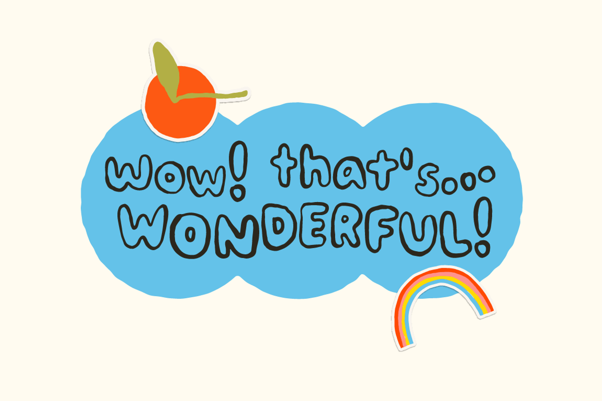 Wonderful Outlines - Painted Font, a Font by Studio Funshop by Kelli (Photo 7 of 11)