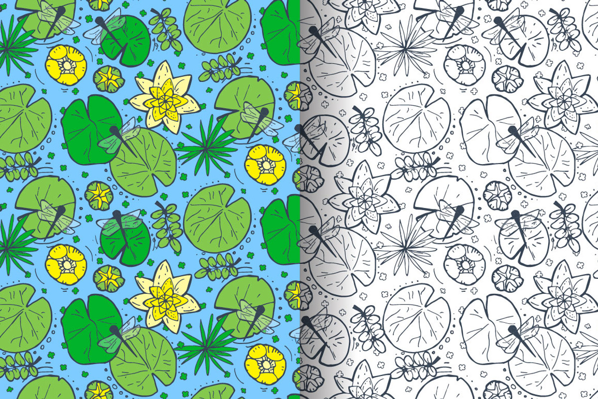 Swamp, a Pattern Graphic by merion_merion (Photo 3 of 5)