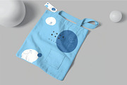 Canvas Tote Bag Mockup, a Packaging Mockup by megostudi0 (Thumbnail 3 of 6)