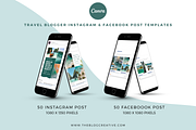 Travel Blogger Instagram and FB, a Social Media Template by The Blog Creative (Thumbnail 2 of 7)