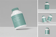 Medical Bottle Mockup, a Packaging Mockup by zpackcreative (Thumbnail 1 of 5)