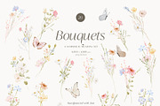Watercolor dreamy Wildflowers Set, a Decorative Illustration by Grace Noboa Illustrations (Thumbnail 8 of 15)