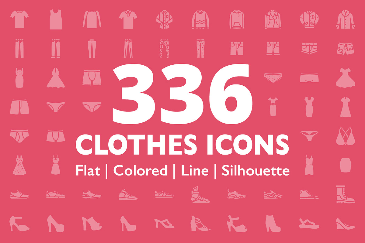 336 Clothes Icons, a Solid Icon by Maxim Cherednichenko (Photo 1 of 7)