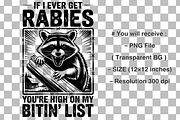 If I Ever Get Rabies PNG, a Graphic by Clipart Bloom (Thumbnail 2 of 2)