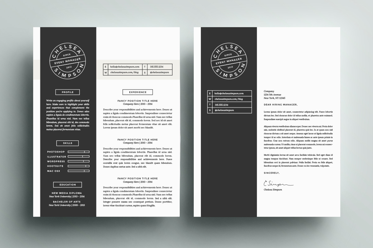 Resume & Cover Letter Template, a Resume Template by Refinery Resume Co. (Photo 2 of 2)