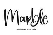 Marble | Script Font, a Script Font by Scratchones (Thumbnail 1 of 8)