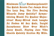 Hippie Qolam | Psychedelic Typeface, a Slab Serif Font by Illousa (Thumbnail 6 of 8)