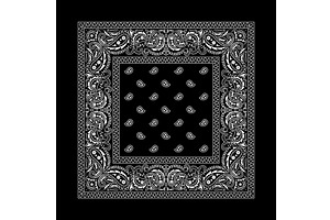Bandana - 2 (Black), an Illustration by Malchev