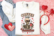 Coffee Is My Valentine Skeleton PNG, an Illustration by DreamPrint404 (Thumbnail 8 of 8)