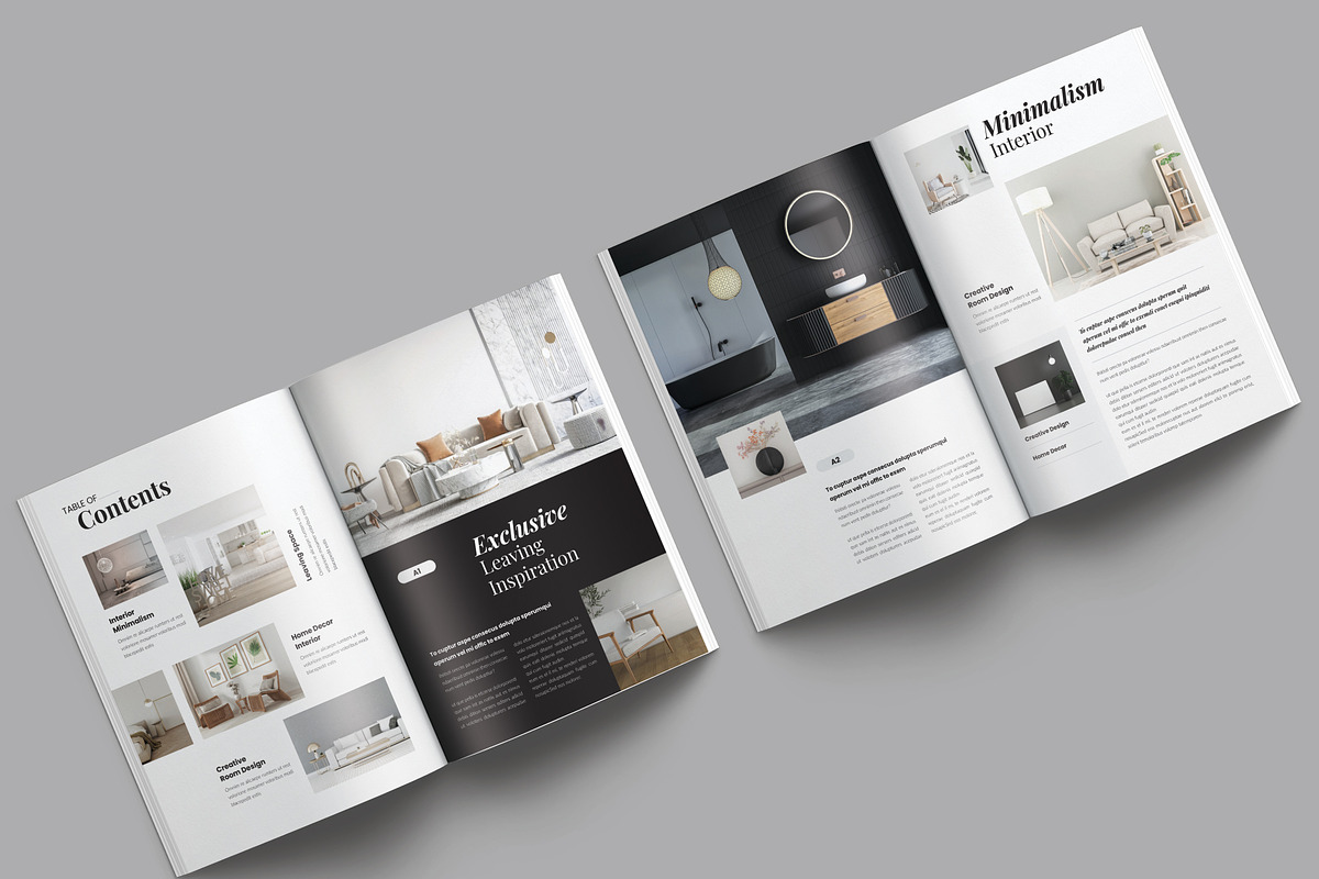 Interior Design Magazine Template, a Magazine Template by NorthPeak (Photo 4 of 9)