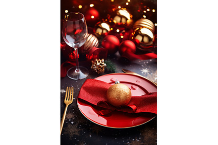 Setting the Christmas plate, a Holiday Photo by yanadjana