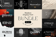 Modern Display Font Bundle