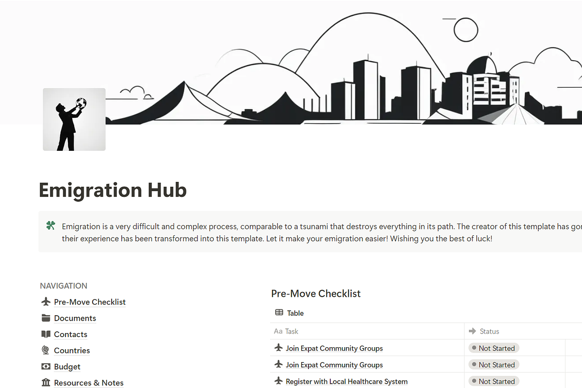 Emigration Hub – Your Smooth Relocat, a Websites & App Template by humaniaq (Photo 9 of 14)