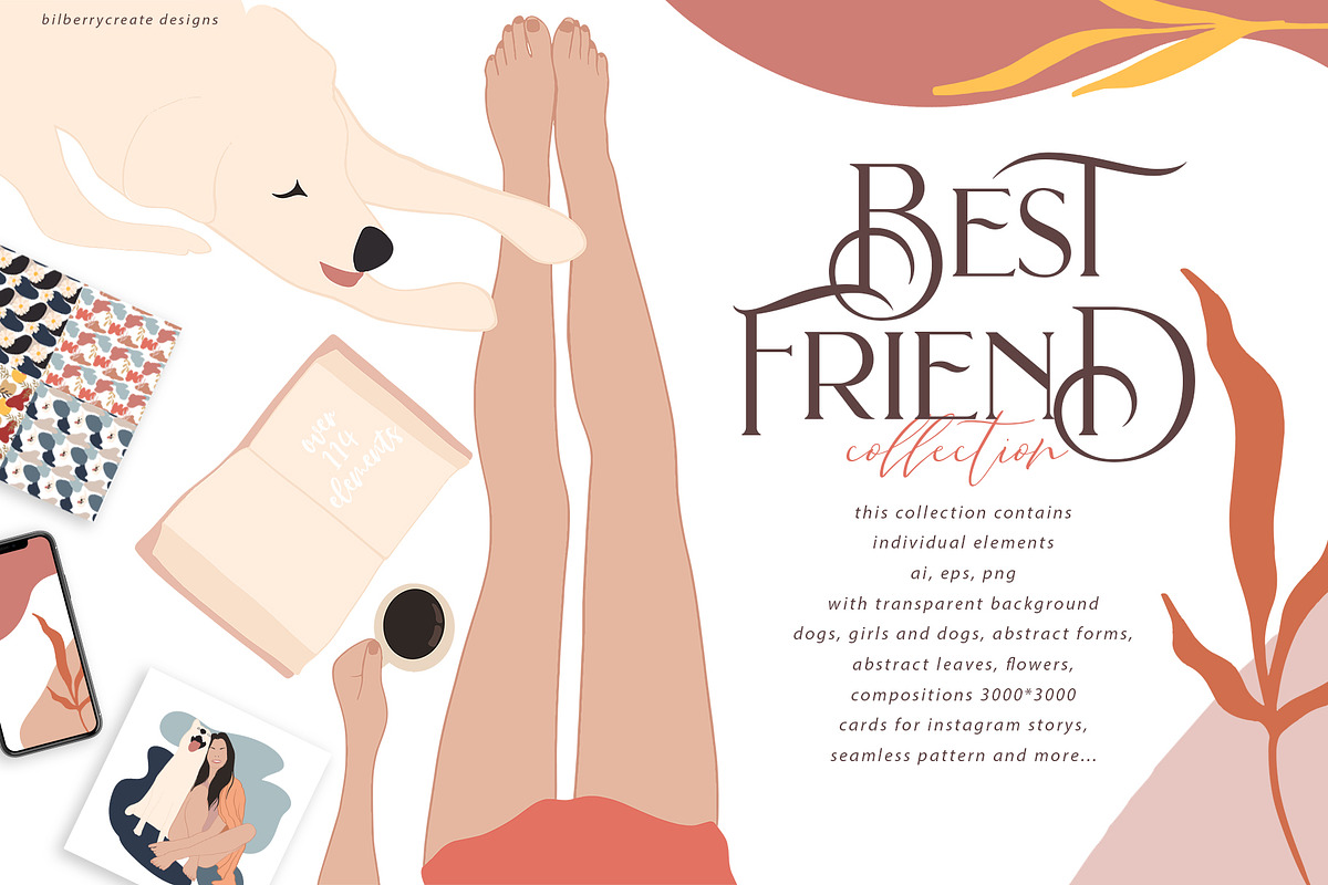 Best Friend collection, an Animal Illustration by BilberryCreates (Photo 1 of 18)