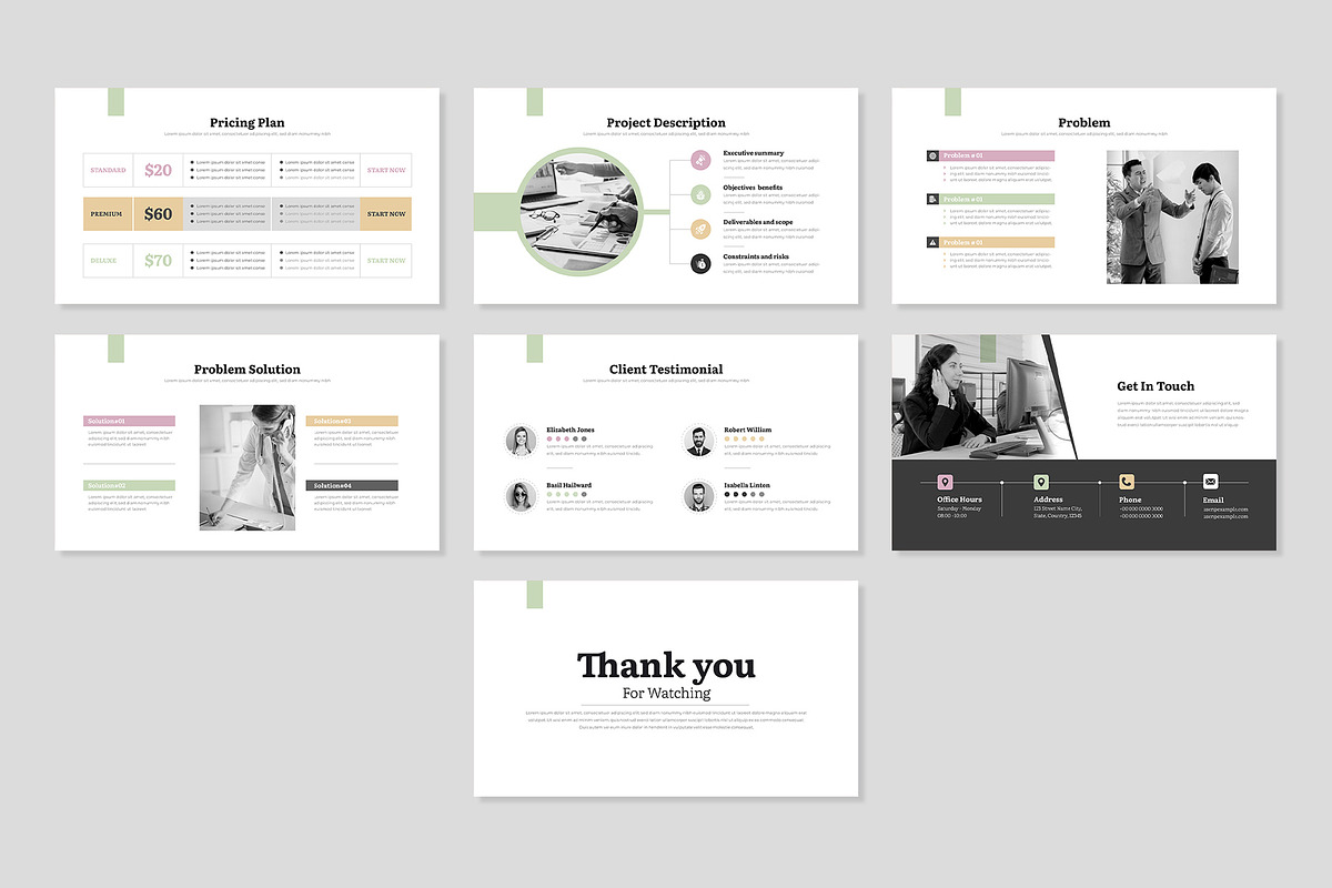 Creative Minimal PowerPoint Template, a Presentation Template by Mighty-Slide (Photo 5 of 5)
