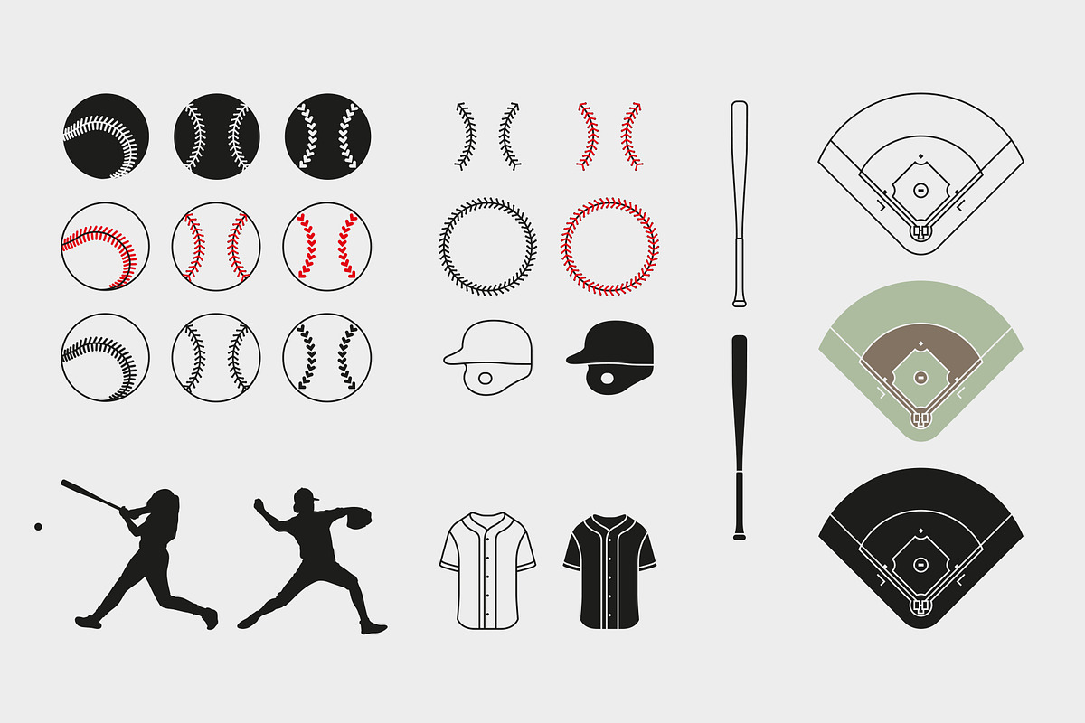 Baseball Set, an Object Graphic by Kessens (Photo 1 of 3)