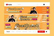 Youtube Banner for Retro Gaming, a Social Media Template by productype1 (Thumbnail 3 of 3)