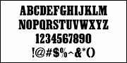 Wood Clarendon JNL, a Font by Jeff Levine Fonts (Thumbnail 3 of 5)
