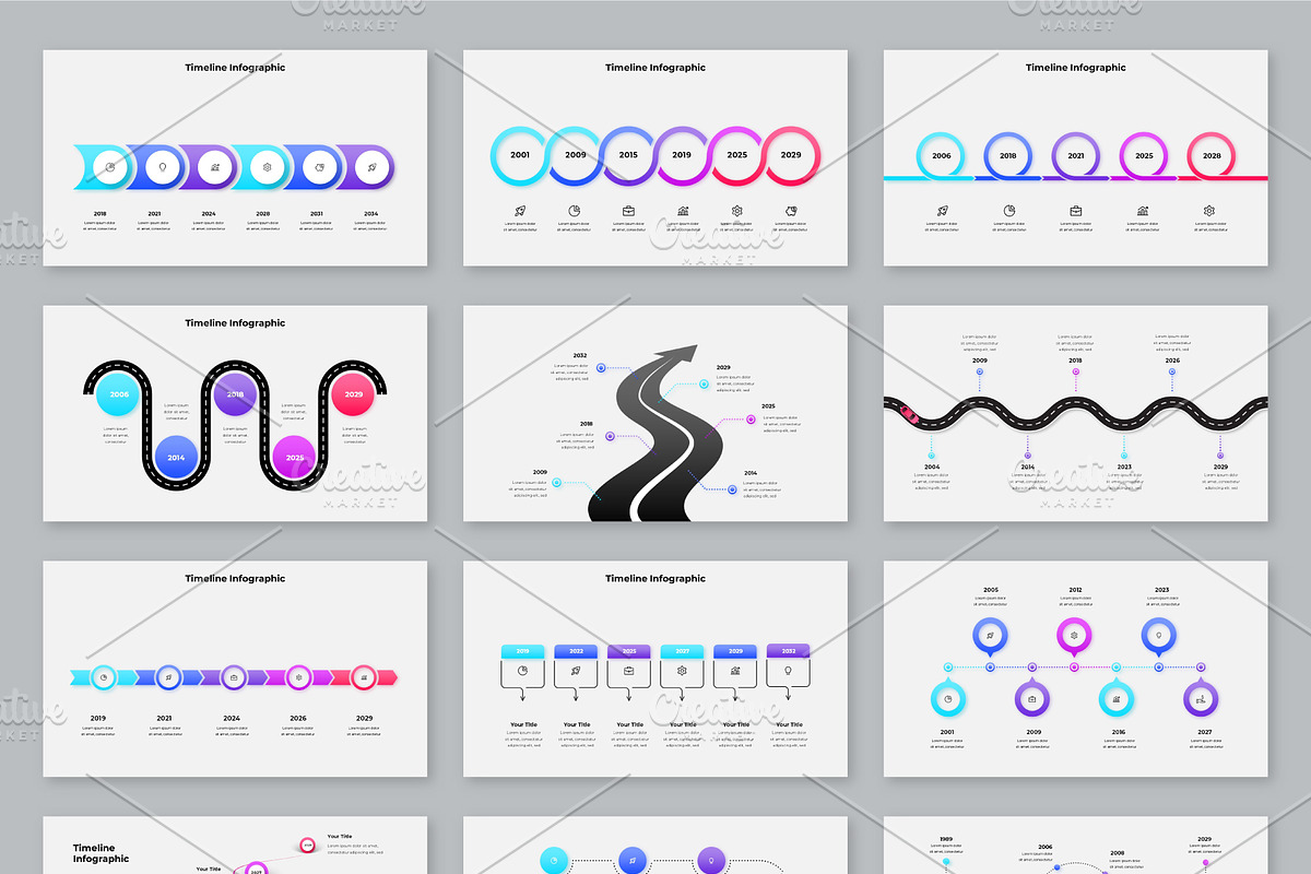 Animated Roadmap Infographic Slides preview 6