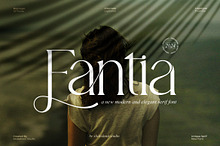 Fantia || Modern Serif Font