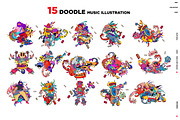 15 Doodle Music Illustration, an Illustration by singpentinkhappy (Thumbnail 2 of 10)