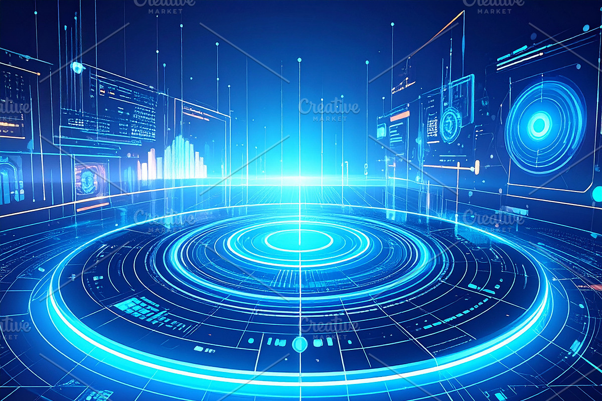 Digital Data Abstraction, an Illustration by DanFLCreativo