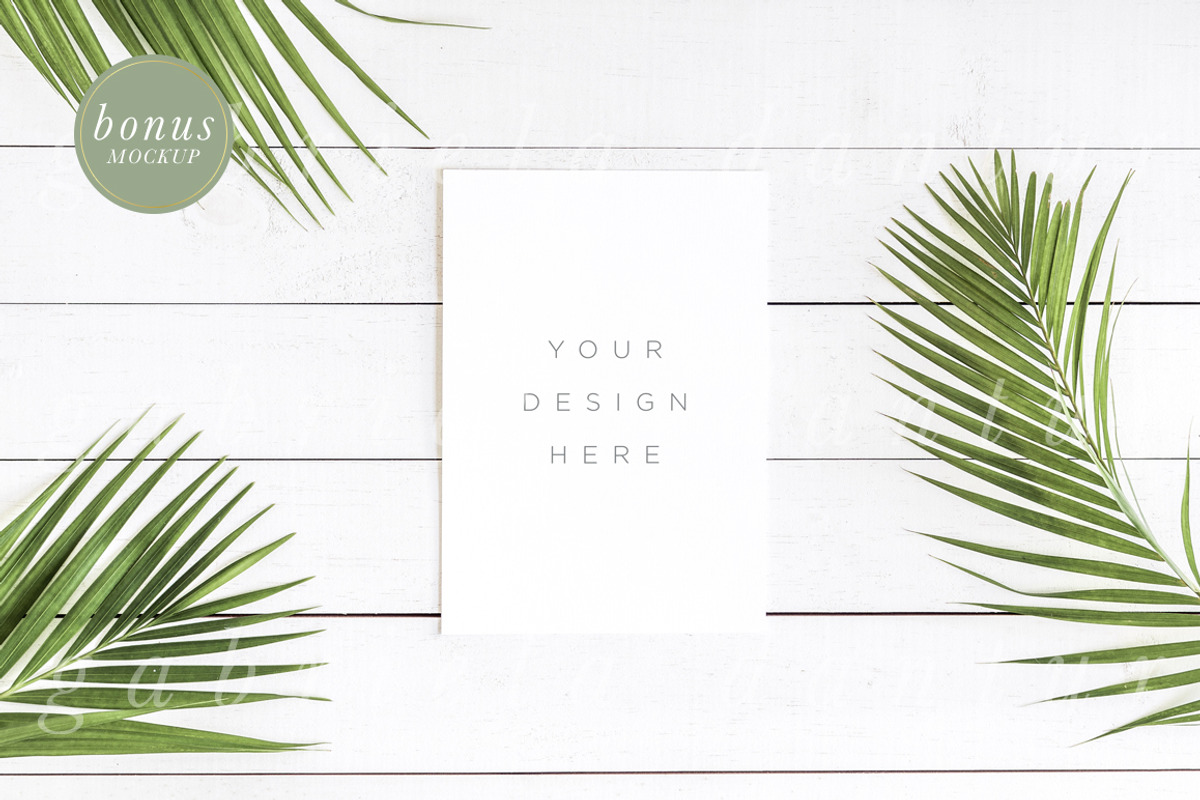 Green & White Mockups Bundle + Bonus, a Product Mockup by Salt Color Studio (Photo 13 of 13)