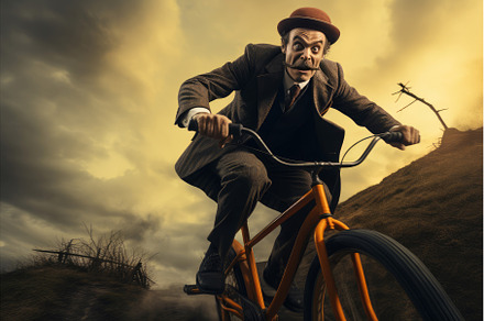 Fitness-oriented Man bike riding, a Sports & Recreation Photo by Ylivdesign