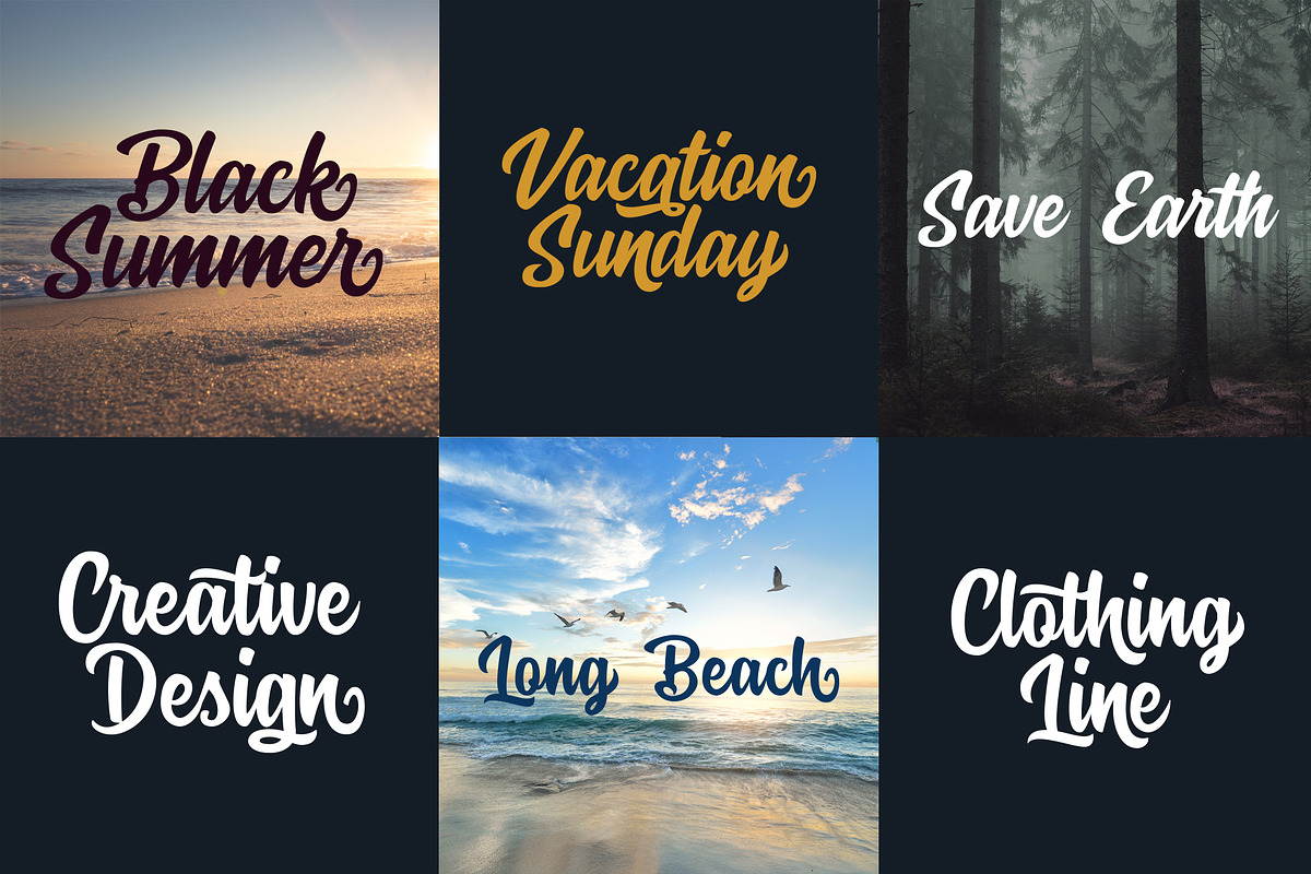 Rockaboy with 4 Style, a Script Font by Blankids Studio (Photo 6 of 10)
